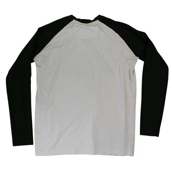 Guinness Ireland Long Sleeve Raglan Tee White Green Size M Relaxed Fit - Picture 2 of 10